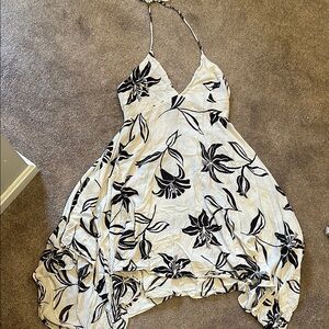 ANGIE Floral Halter Dress